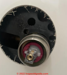 Shower valve HUD question (C) InspectApedia.com Charlie R