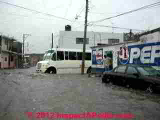 Flood waters rising in Commonfort Guanajuato Mexico (C) Daniel Friedman