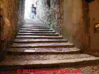 Low slope stairs in Girona, Spain (C) Daniel Friedman
