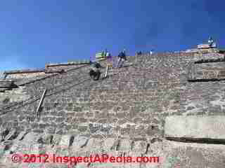 Masonry stair at the Sun Pyramid, Mexico (C) Daniel Friedman