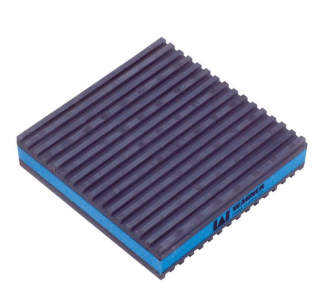 Vibration isolation pad from Wagner at InspectApedia.com