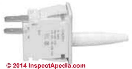 Carrier Blower Door Switch (C) InspectApedia.com available from AmericanHVACParts.com