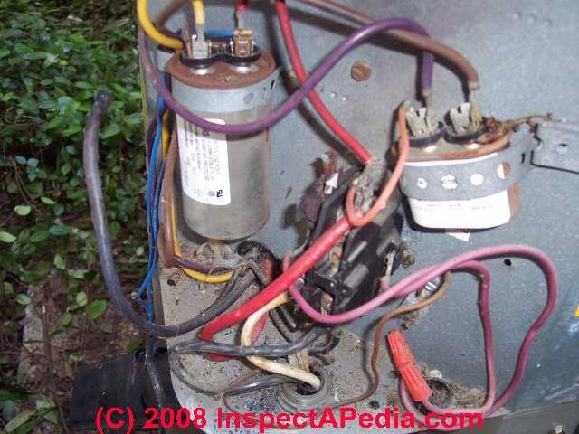 Electric Motor Starting Capacitor Wiring & Installation 3 phase contactor wiring diagram pdf 
