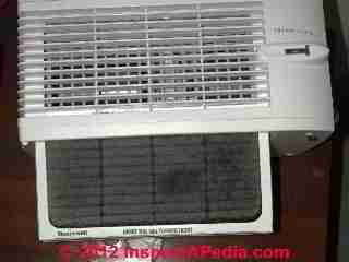 Room air conditioner filter cleanout (C) Daniel Friedman
