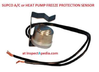 SUPCO Sealed Units Part Company Freeze Protection Controller 35 degF retails for about $20. USD. -  shown at Inspectapedia.com (we do not sell anything) and available from HVACR suppliers or from SUPCO