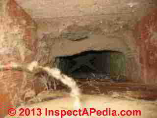 Very dirty HVAC air duct interior (C) Daniel Friedman