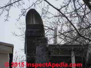 Home made chimney rain cap in Brooklyn NY (C) Daniel Friedman