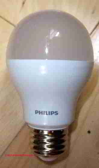 Phillips general purpose LED light bulb 800 Lumens (C) Daniel Friedman