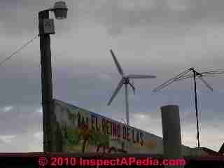 Wind generator in San Miguel de Allende Mexico (C) Daniel Friedman 2010