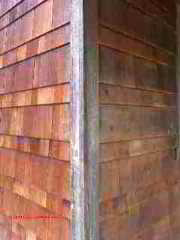 Wood Siding Corner details (C) Daniel Friedman Paul Galow