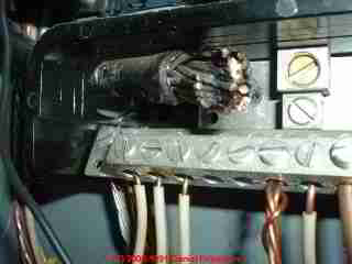 Photograph of Bad neutral connection, FPE breaker failed to trip