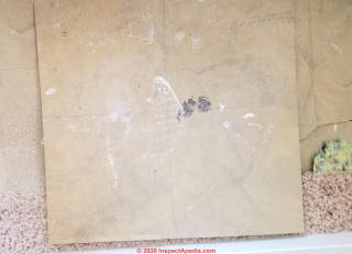 1980s Armstrong "J" floor tile asbestos (C) InspectApedia.com Kelly