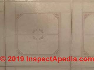 Amitco asbestos-suspect floor tile (C) InspectApedia.com Cox
