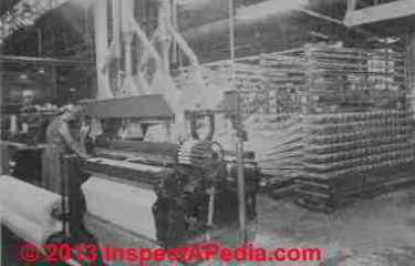 Asbestos fabric loom - Rosato Fig 7.1 (C) InspectApedia