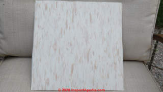 Domco Belmont Nite 51228 0197 "Self Stik" floor tile asbestos (C) InspectApedia.com Mike