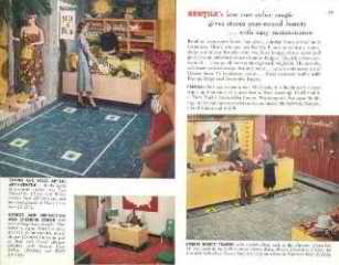 Kentile ad from 1952 catalog helps provide a Kentile identification key - InspectApedia.com
