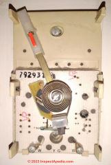 2 wire mercury thermostat (C) InspectApedia.com Lily