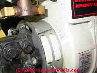 Beckett oil burner air shutter adjustment (C) Daniel Friedman