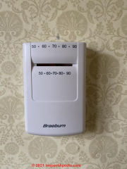 Braeburn MegaSwitch thermostat failure-replacement needed (C) InspectApededia.com Victoria