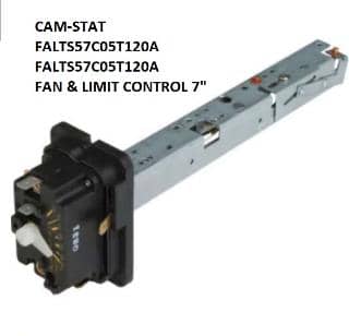Cam-Stdat 567 series fan limit control switch at InspectApedia.com