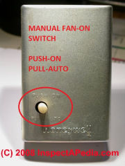 Fan on control found on some fan limit switches (C) InspectApedia.com