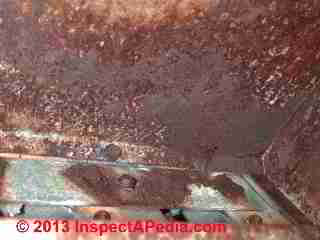 Rust hole in furnace heat exchanger (C) DanieL Friedman