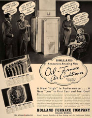 Holland Funace Company, 1937 Ad cited at InspectApedia.com