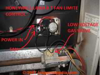 Honeywell L4046 Fan Limit Control Switch (C) InspectApedia.com