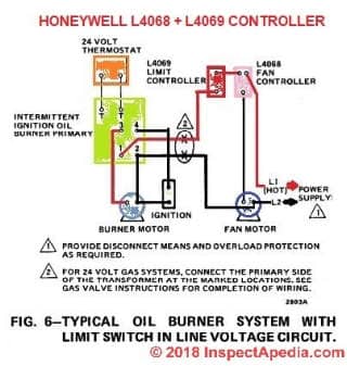 Honeywell L4068 Wiring Diagram at Inspectapedia.com