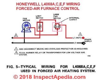 Honeywell L4068 Wiring Diagram at Inspectapedia.com