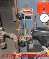 Steam boiler water level gauge (C) Daniel Friedman