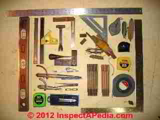 Measurement tools, carpentry (C) Daniel Friedman