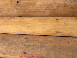 Identify this wood flooring at Inspectapedia.com GDenardo (C) InspectApedia.com