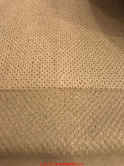 Carpet shade lines (C) InspectApedia.com