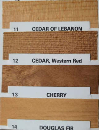 Identification of wood species by comparison with physical samples, excerpted from What Wood is That - a Manual for Wood Identification, Edlin, cited & discussed at InspectApedia.com