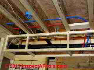 PEX hot and cold water piping installed during new construction (C) Daniel Friedman Eric Galow 2012 2013