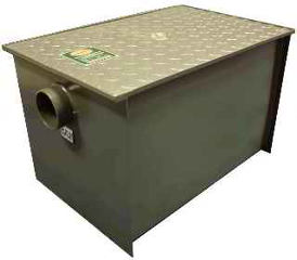 Gravity grease trap, Atlantic Metalworks, formerly Prima Stainless Steel Supply www.primasupply.com