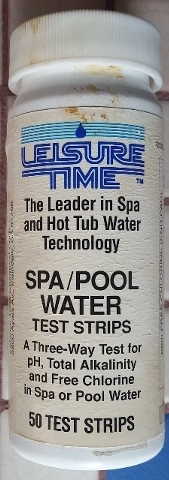Leisure Time Pool, Spa or Hot Tub water chemistry test strips (C) Daniel Friedman