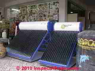 Solar water heater (C) Daniel Friedman