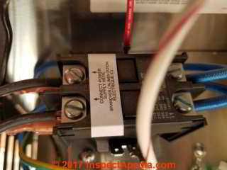 Power connector for steam generator (C) Daniel Friedman