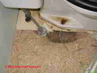 Leaky toilet at base (C) DanieL Friedman