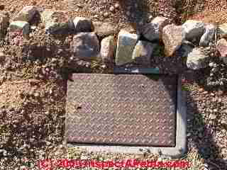 Water meter curbside box, Tucson (C) Daniel Friedman