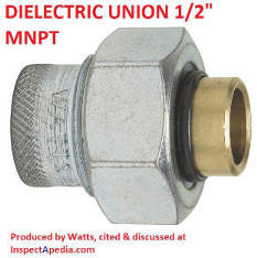 Watts Dielectric Union example 
