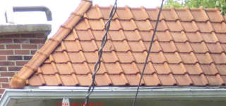 1953 Montreal Canada clay tile roof (C) InspectApedia.com Martin