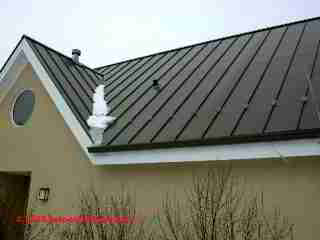 Metal roofing examples (C) Daniel Friedman