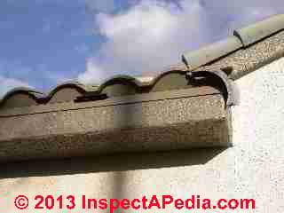 Eaves closure on clay tile roof, Surprise AZ (C) Daniel Friedman