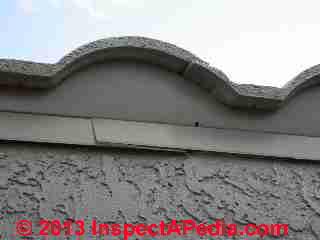 Eaves closure on clay tile roof, Surprise AZ (C) Daniel Friedman