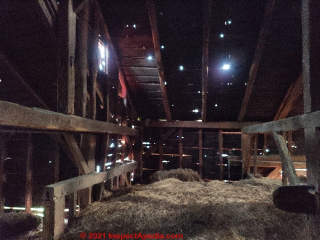 Smith Street extension barn, Poughkeepsie, NY in 2021 (C) Daniel Friedman at InspectApedia.com