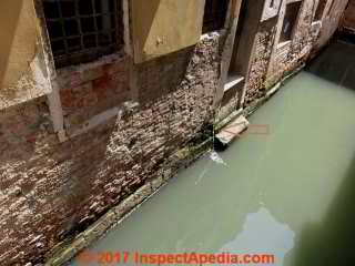 Venice San Marco clear wastewater emptying into a canal (C) Daniel Friedman