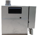 Photo of the EcoJohn Jr. waterless incinerating system for graywater and toilet waste